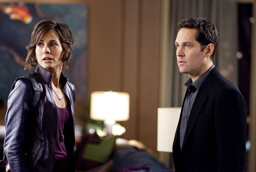 Paul Rudd y Stephanie Szostak en La Cena
