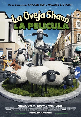 Poster de La Oveja Shaun. La Película