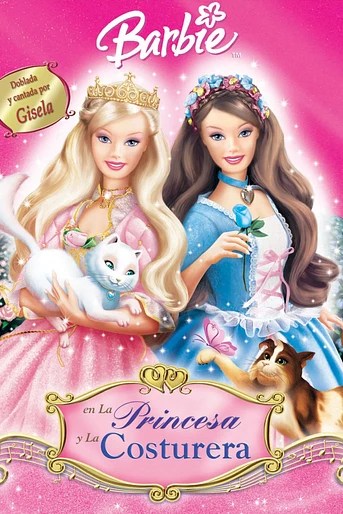 Poster de Barbie en la princesa y la costurera