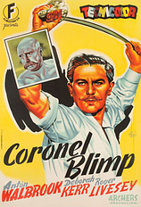 poster of movie Vida y muerte del Coronel Blimp