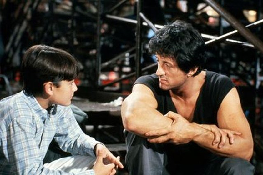 Sylvester Stallone y David Mendenhall en Yo, el halcón