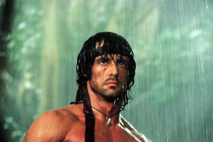 Sylvester Stallone en Rambo: Acorralado, II parte