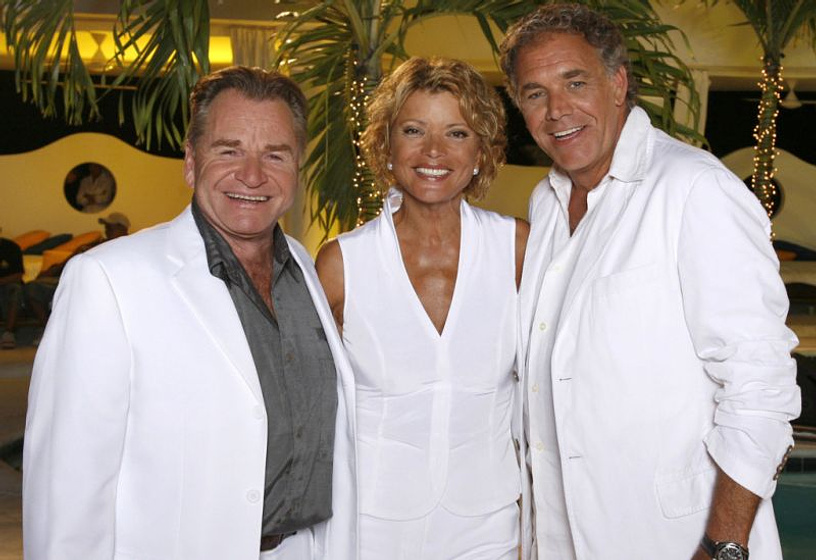 Fritz Wepper, Uschi Glas y Christian Kohlund en Dream Hotel: Caribe