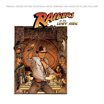 Carátula de la banda de sonido de Indiana Jones en Busca del Arca Perdida