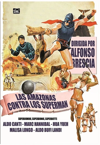 Poster de Las Amazonas Contra los Superman