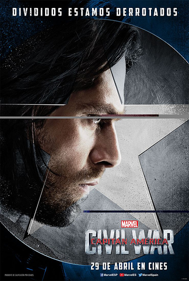 Imagen de Capitán América. Civil war (Cartel personajes español)