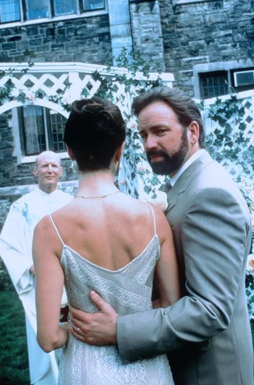 John Ritter y Megan Gallacher en promesa-letal
