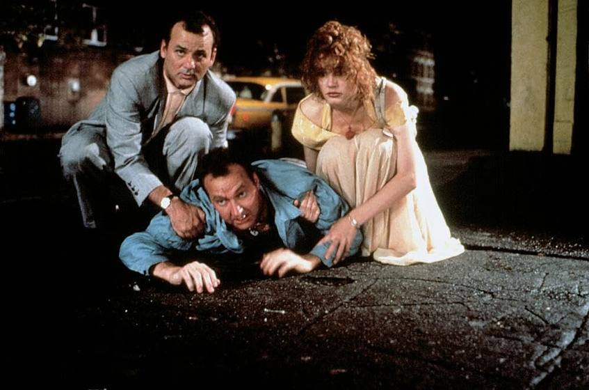 Bill Murray, Randy Quaid y Geena Davis en con-la-poli-en-los-talones-1990