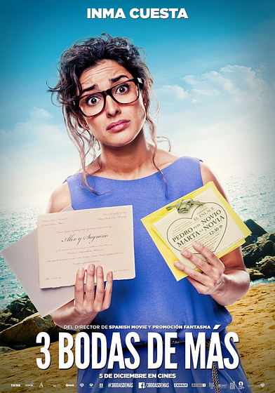 Inma Cuesta en Tres Bodas de Más (Cartel teaser)