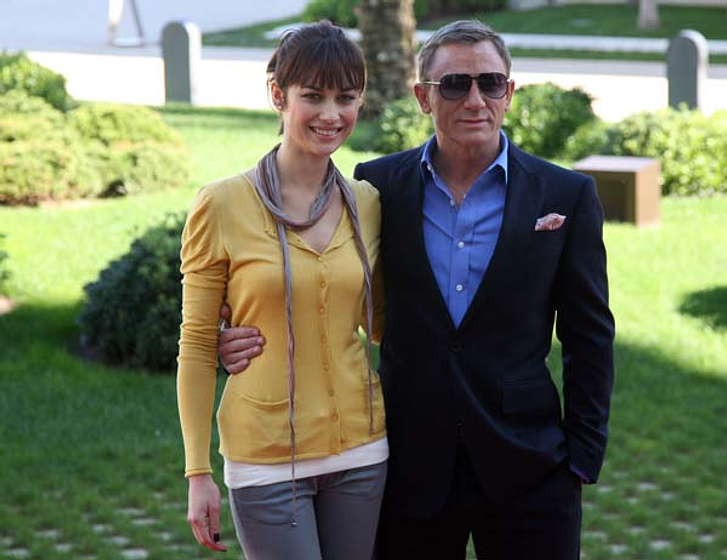 Daniel Craig y Olga Kurylenko en 007 Quantum of Solace (Premiere en Valencia. Noviembre 2008)