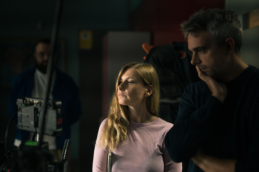Laura Hojman en Un Hombre Libre (Rodaje)