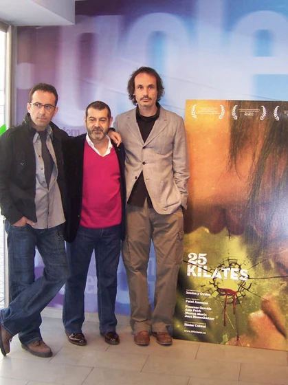Manuel Morón, Francesc Garrido y Patxi Amézcua en 25-kilates
