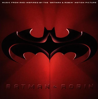 Carátula de la banda de sonido de Batman y Robin