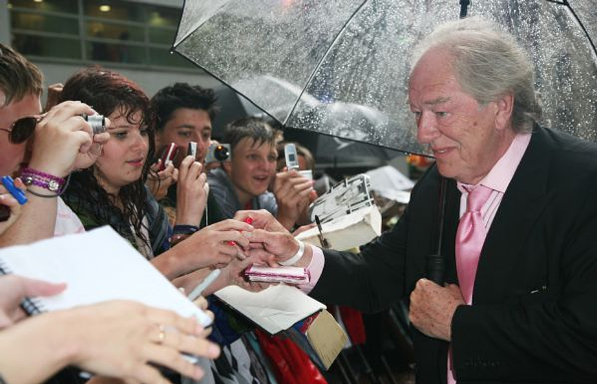 Michael Gambon en Harry Potter y el Misterio del Príncipe (Premiere en Londres. Julio 2009)