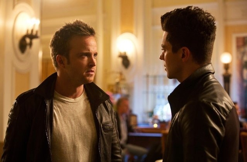 Dominic Cooper y Aaron Paul en Need for Speed