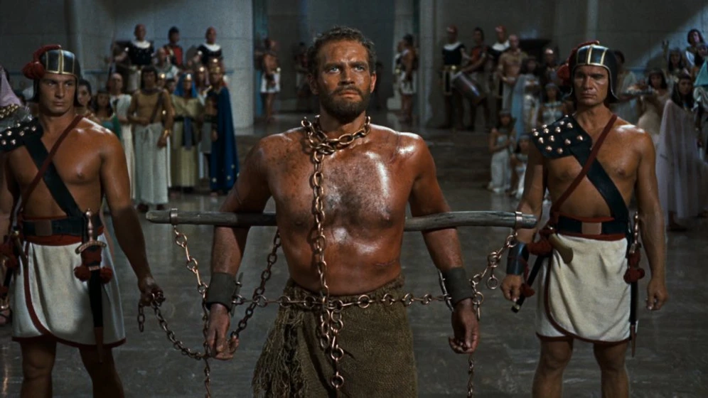 Charlton Heston en Los Diez mandamientos