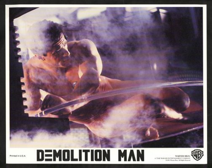Sylvester Stallone en Demolition Man (Fotograma)