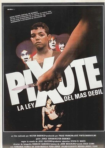 Poster de Pixote, La Ley del más Débil