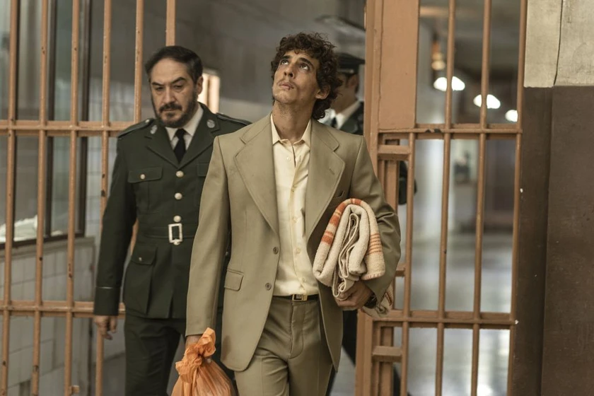 Javier Lago y Miguel Herrán en modelo-77