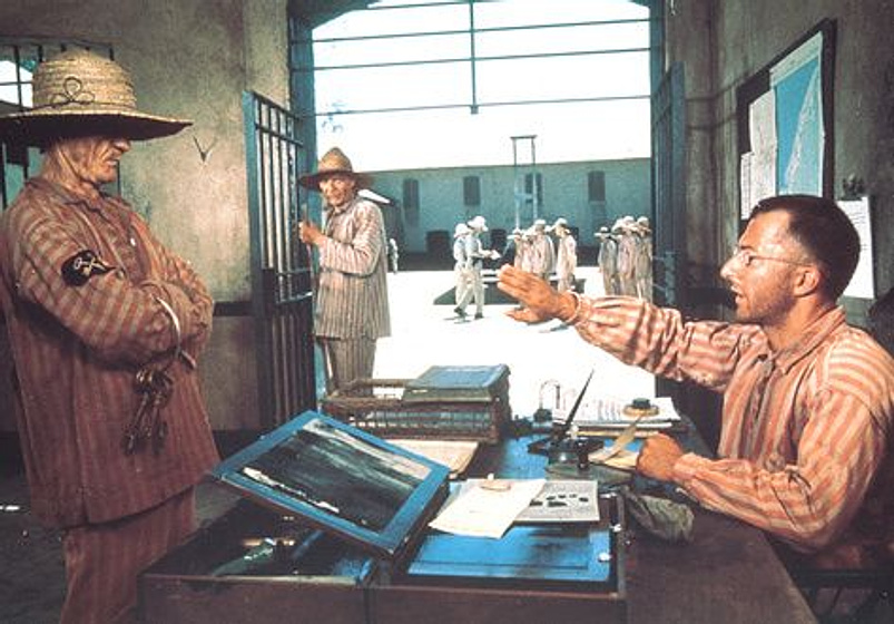 Dustin Hoffman en Papillon