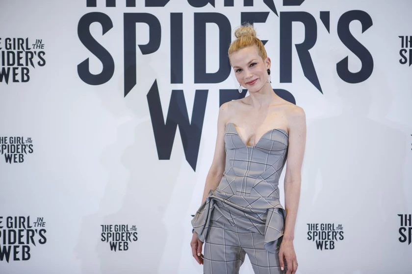 Sylvia Hoeks en millennium-lo-que-no-te-mata-te-hace-mas-fuerte (Photocall en Barcelona. Junio 2018)