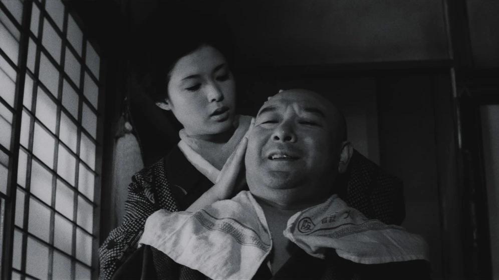Ayako Wakao y Masao Mishima en el-templo-de-los-gansos-salvajes