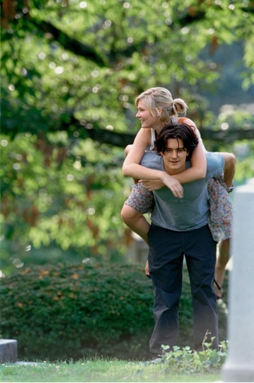 Kirsten Dunst y Orlando Bloom en elizabethtown