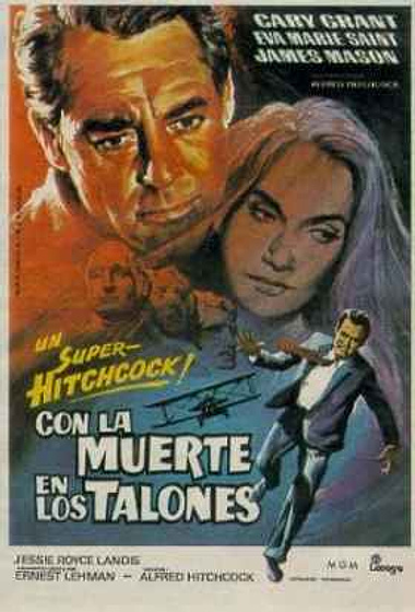 Imagen de Con la muerte en los talones (Cartel)