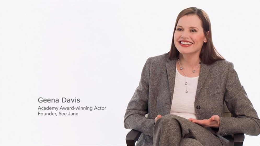 Geena Davis en miss-escaparate