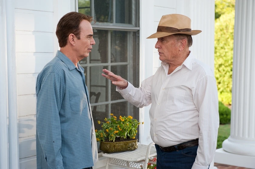 Robert Duvall y Billy Bob Thornton en jayne-mansfield-s-car