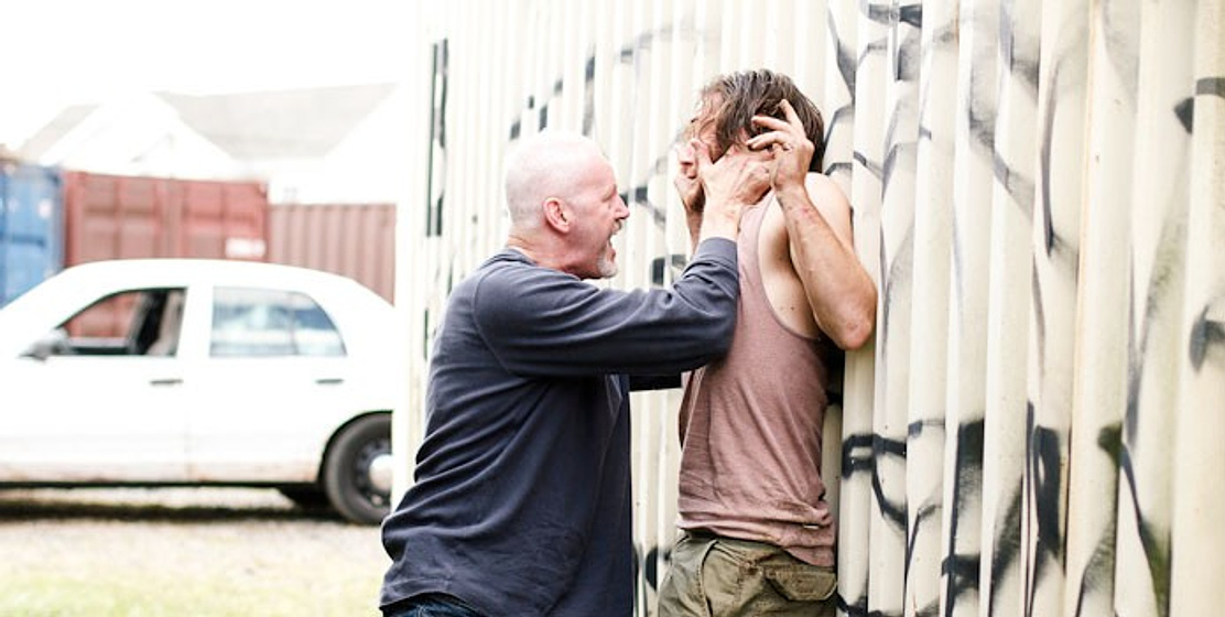 David Morse y Cory Monteith en McCanick
