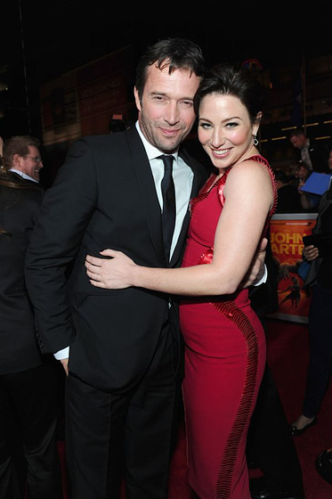 James Purefoy y Lynn Collins en John Carter (Premiere en Los Angeles. Febrero 2012)