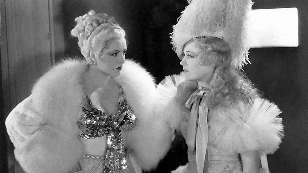 Marion Davies y Billie Dove en la-rubia-del-follies