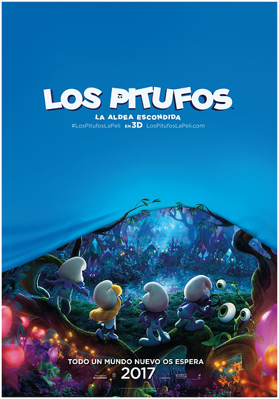 Imagen de Los Pitufos. La Aldea escondida (Cartel teaser español)