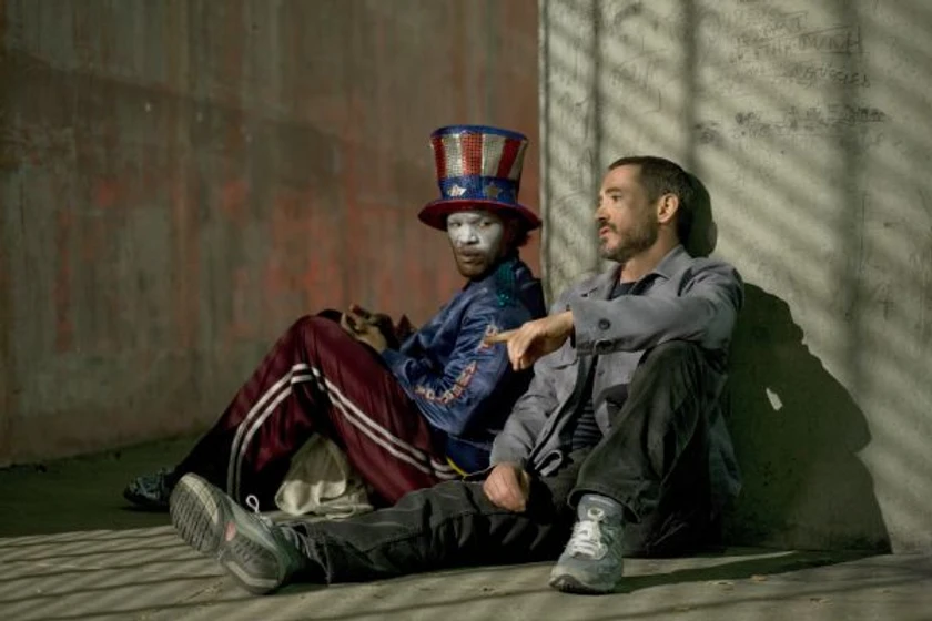 Jamie Foxx y Robert Downey Jr. en el-solista