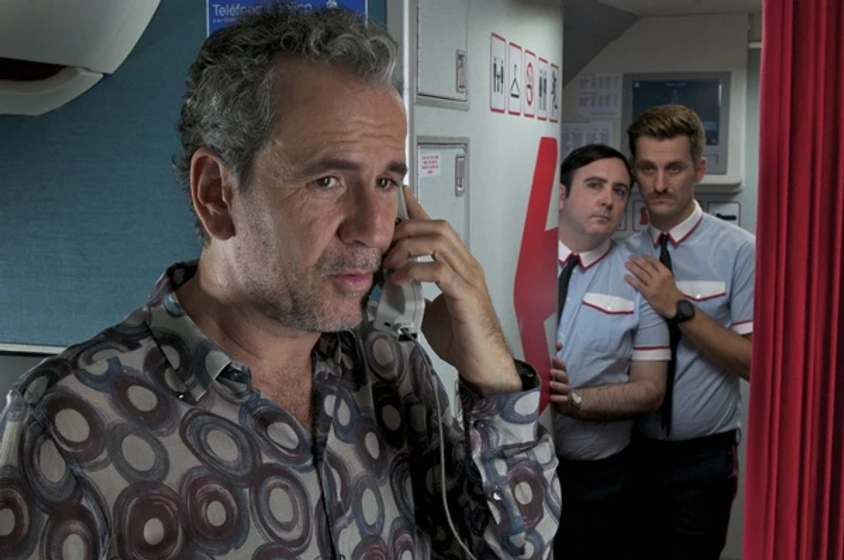 Guillermo Toledo, Raúl Arévalo y Carlos Areces en los-amantes-pasajeros