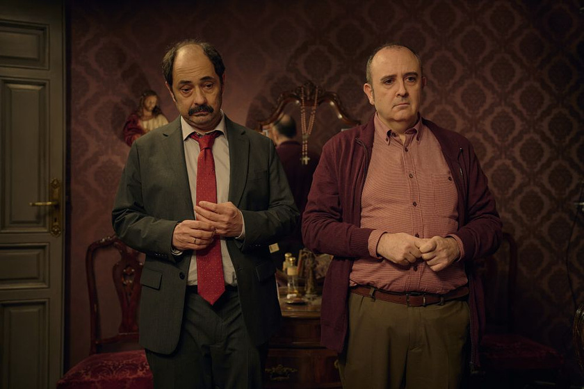Jordi Sánchez y Carlos Areces en Alimañas