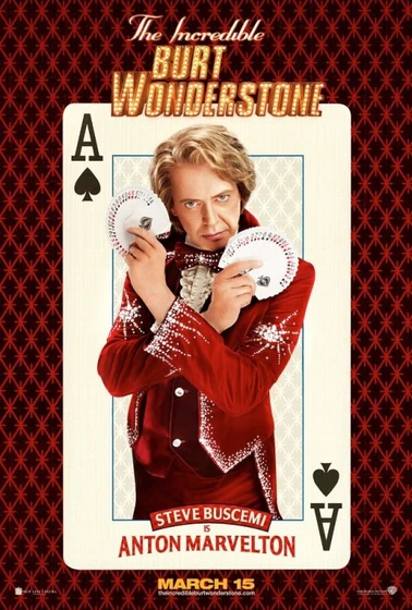 Steve Buscemi en El Increíble Burt Wonderstone (Teaser cartas #2)