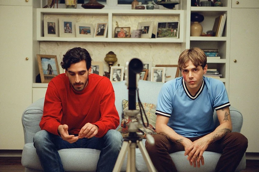 Xavier Dolan y Gabriel D'Almeida Freitas en matthias-maxime