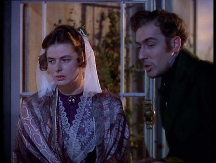 Ingrid Bergman y Michael Wilding en atormentada