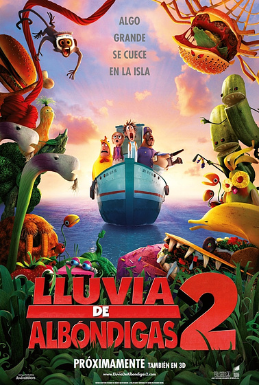 Imagen de Lluvia de Albóndigas 2 (Cartel teaser español)