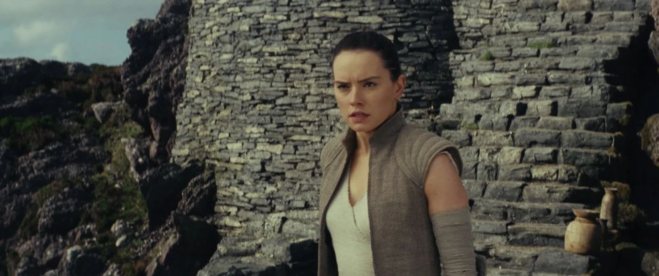 Daisy Ridley en Star Wars: Los Últimos Jedi