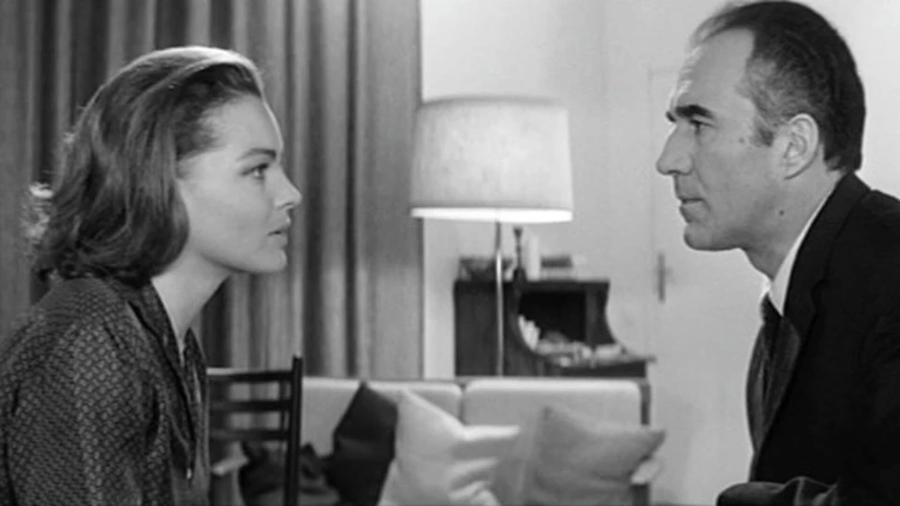Michel Piccoli y Romy Schneider en la-ladrona