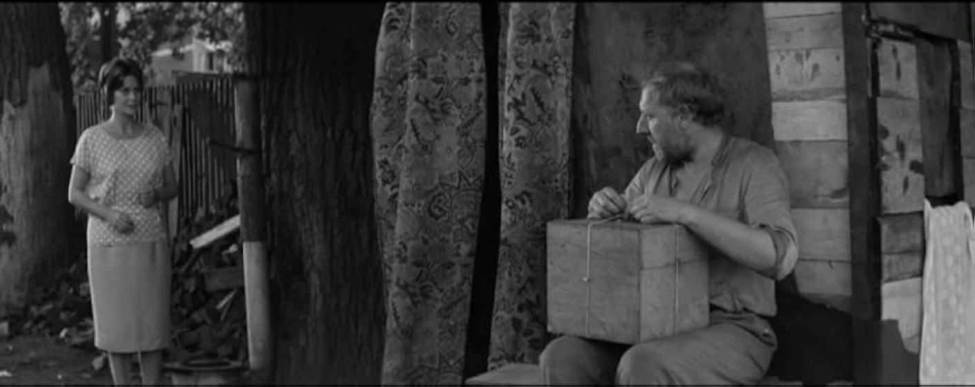Alida Valli y Georges Wilson en una-larga-ausencia