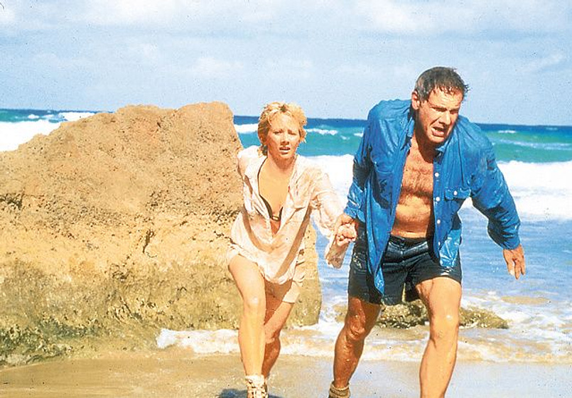 Harrison Ford [I] y Anne Heche en Seis Días y Siete Noches