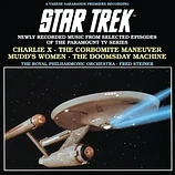 Carátula de la banda de sonido de Star Trek: La serie original, Charlie X - The Corbomite Maneuver - Mudd's Woman - The Doomsday Machine