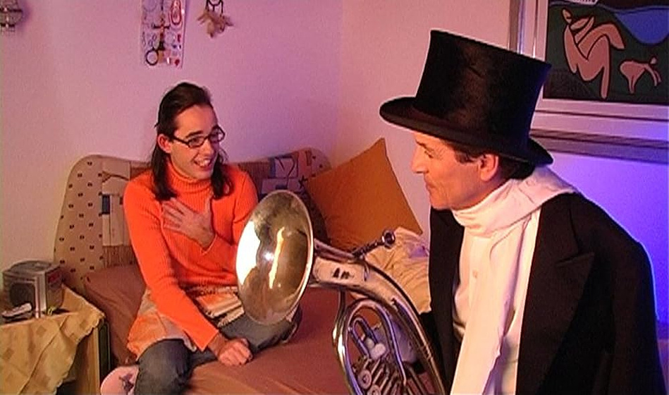 Ulli Lommel y Lana Kaiser en Daniel El Hechicero
