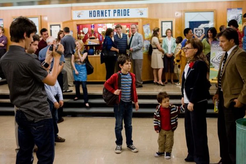 Steve Zahn, Rachael Harris y Zachary Gordon en diario-de-greg