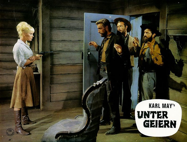 Sieghardt Rupp y Elke Sommer en Los Buitres