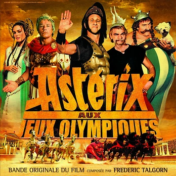 Carátula de la banda de sonido de Astérix en los Juegos Olímpicos